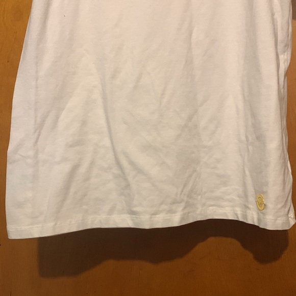Michael Michael Kors Size M White Cold Shoulder Top - Picture 4 of 6